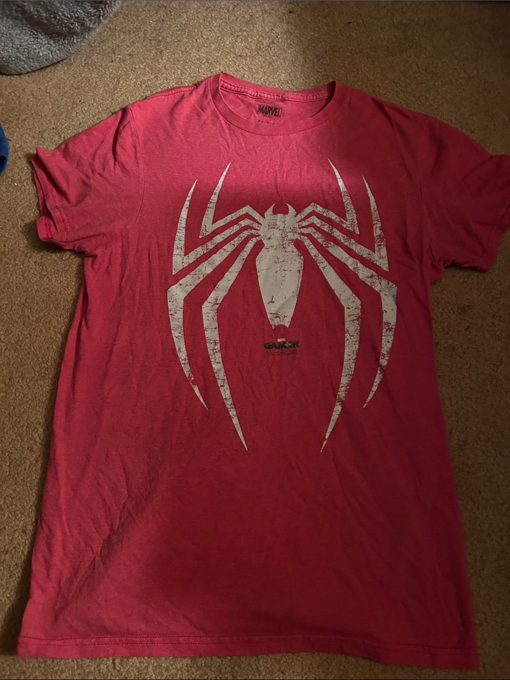 Marvel Spider-Man Tee - Red with White Graphic